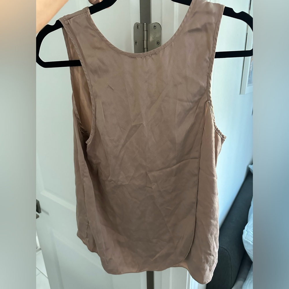 Lunya Washable Silk Pajamas in Mauve Color